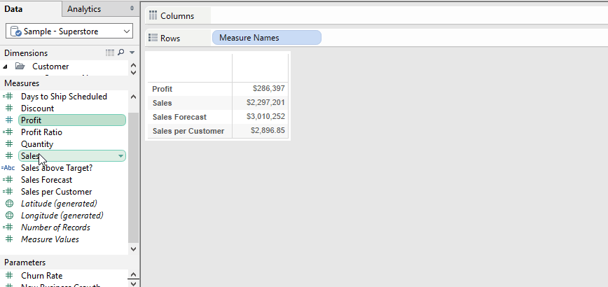 How to Format Multiple Fields at Once in Tableau