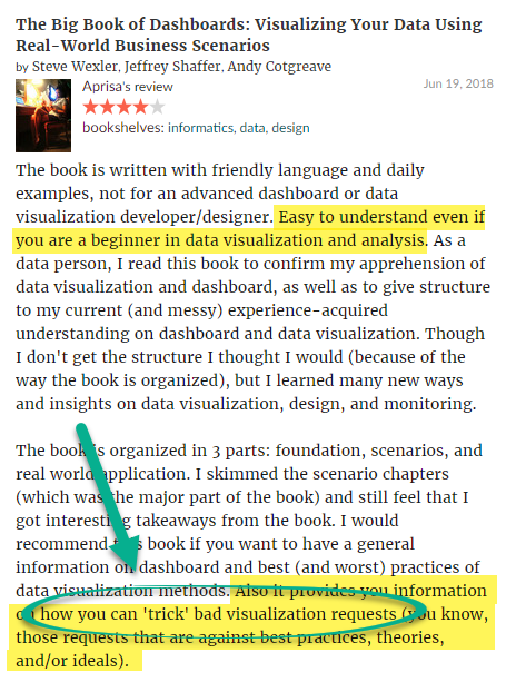 The Big Book of Dashboards Review