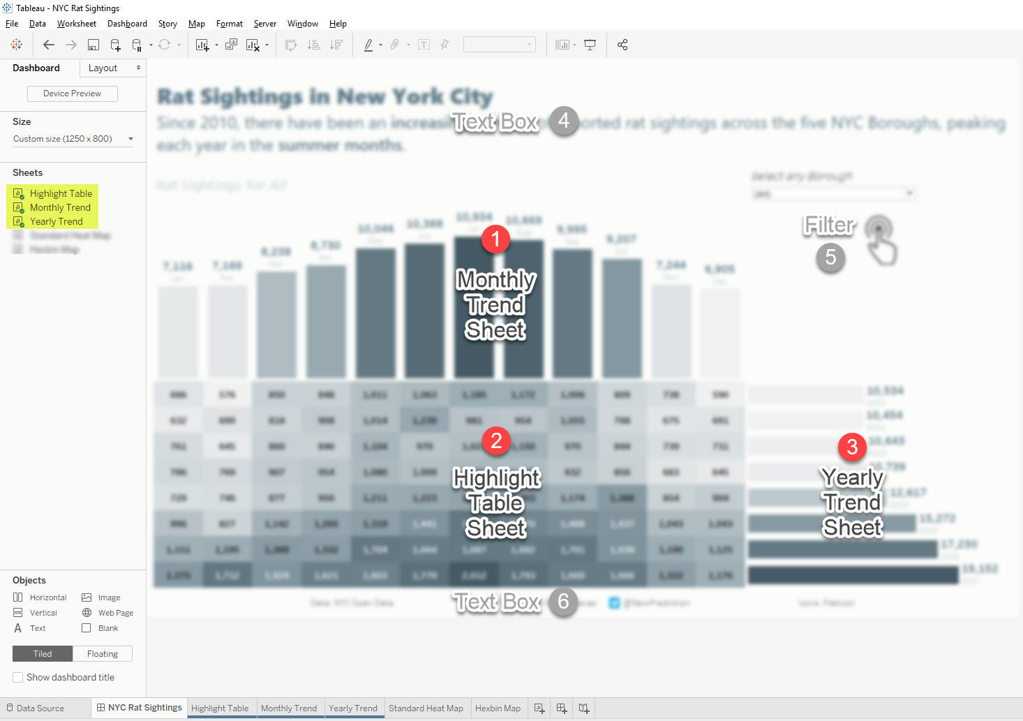 Tableau Highlight Tables: 5 steps to improve boring data tables - New  Prediction